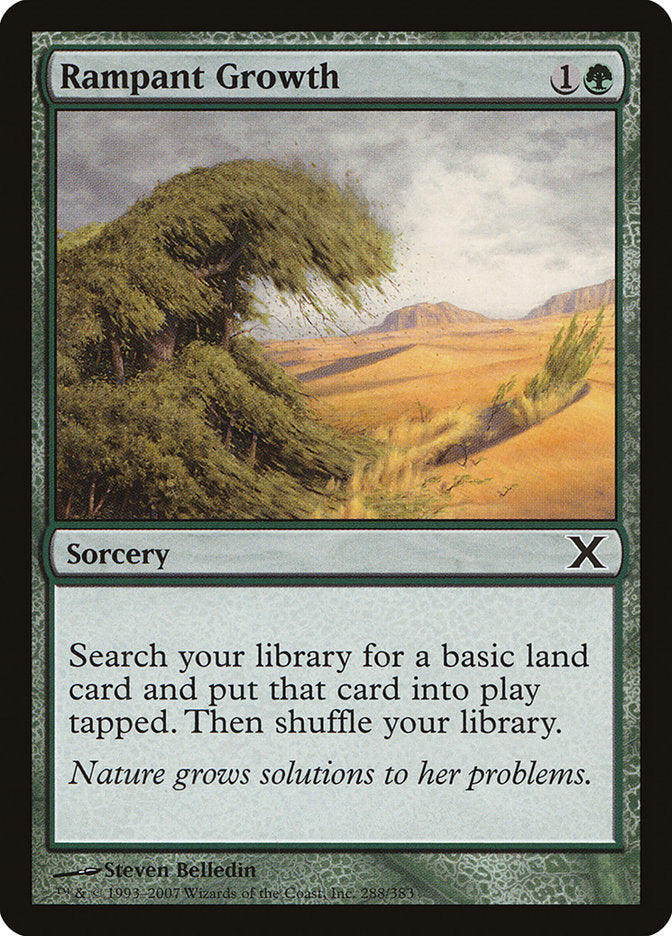 Rampant Growth [Tenth Edition] MTG Single Magic: The Gathering | Red Claw Gaming