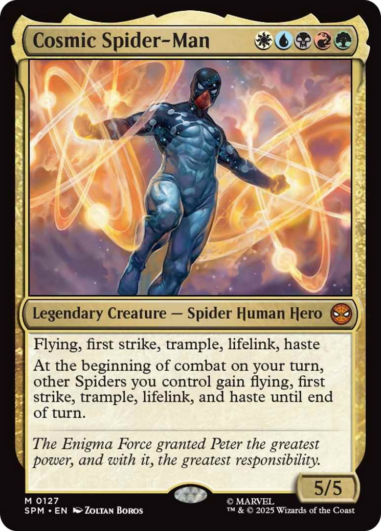 Cosmic Spider-Man [Marvel's Spider-Man] MTG Single Magic: The Gathering | Red Claw Gaming