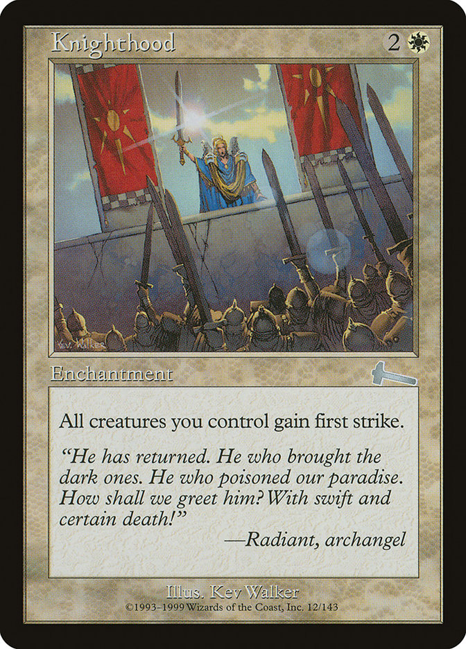 Knighthood [Urza's Legacy] MTG Single Magic: The Gathering | Red Claw Gaming
