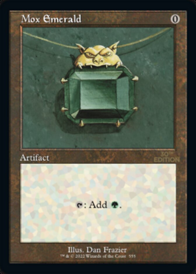 Mox Emerald (Retro) [30th Anniversary Edition] MTG Single Magic: The Gathering | Red Claw Gaming