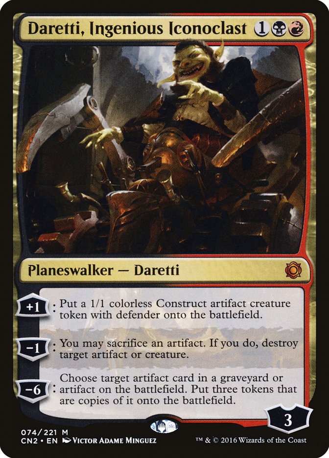 Daretti, Ingenious Iconoclast [Conspiracy: Take the Crown] MTG Single Magic: The Gathering | Red Claw Gaming
