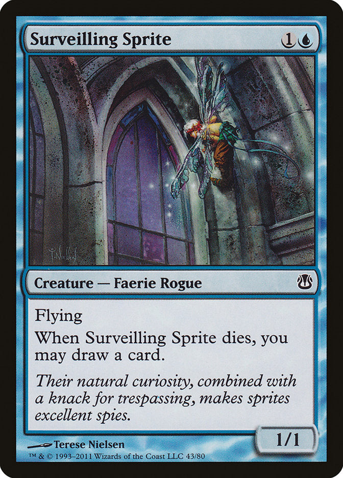 Surveilling Sprite [Duel Decks: Ajani vs. Nicol Bolas] MTG Single Magic: The Gathering | Red Claw Gaming