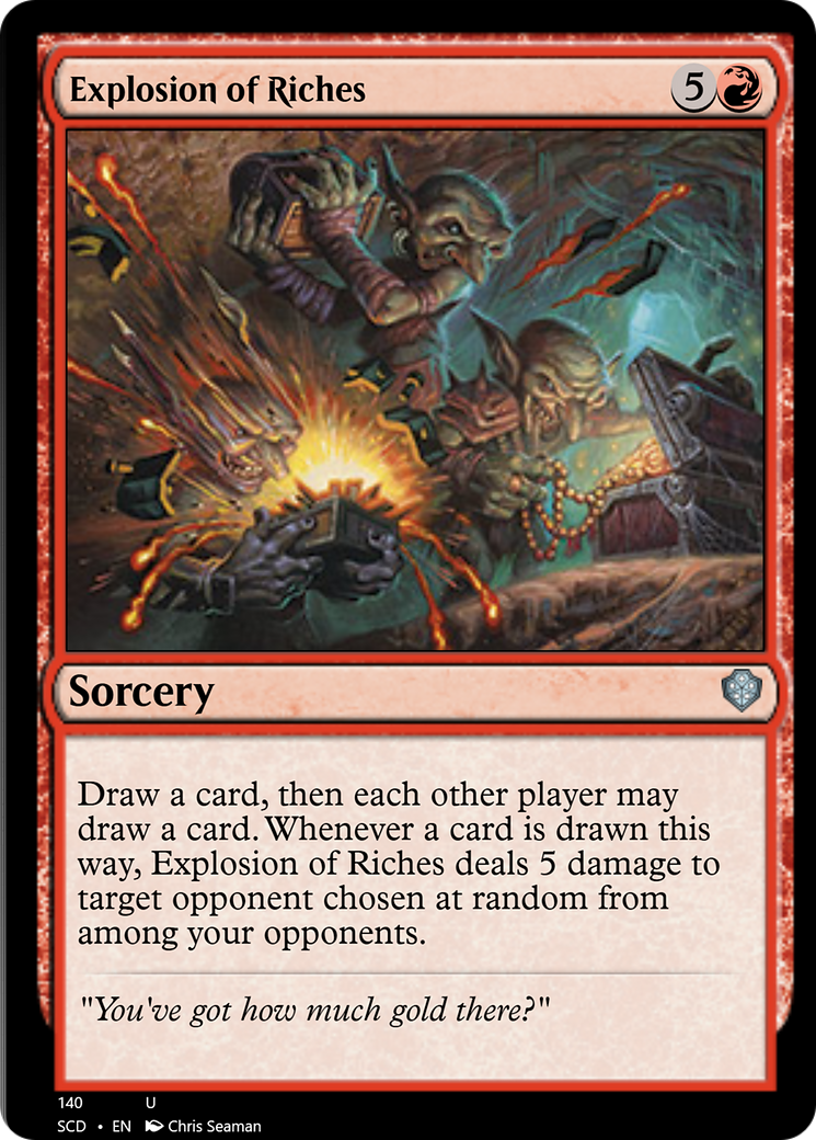 Explosion of Riches [Starter Commander Decks] MTG Single Magic: The Gathering | Red Claw Gaming