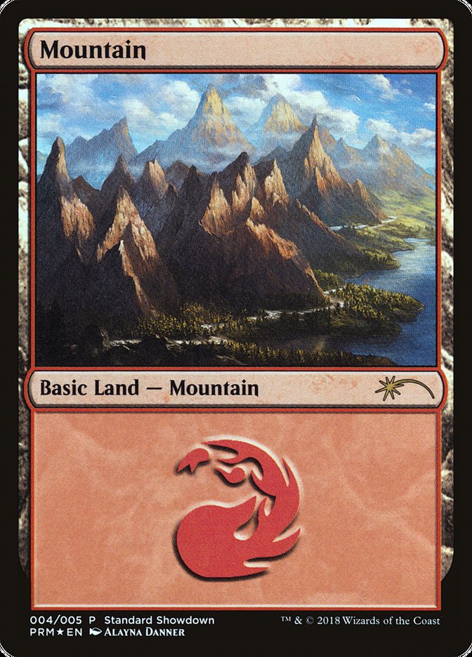 Mountain (Alayna Danner) [Standard Showdown Promos] MTG Single Magic: The Gathering | Red Claw Gaming