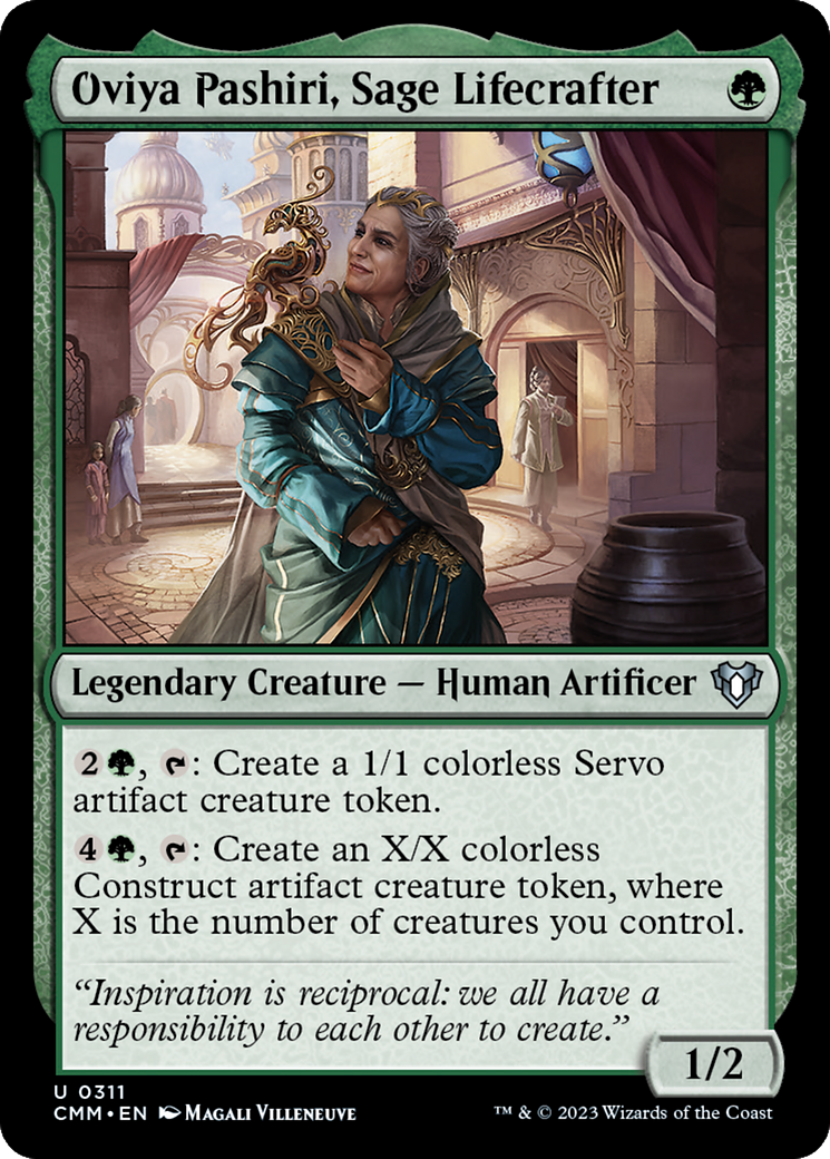 Oviya Pashiri, Sage Lifecrafter [Commander Masters] MTG Single Magic: The Gathering | Red Claw Gaming