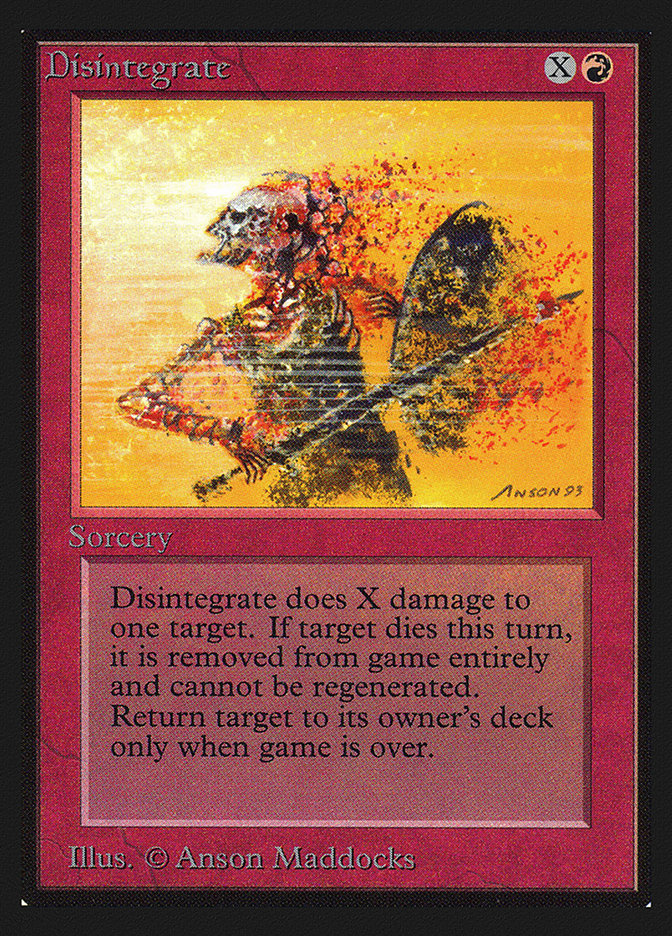 Disintegrate [International Collectors' Edition] MTG Single Magic: The Gathering | Red Claw Gaming