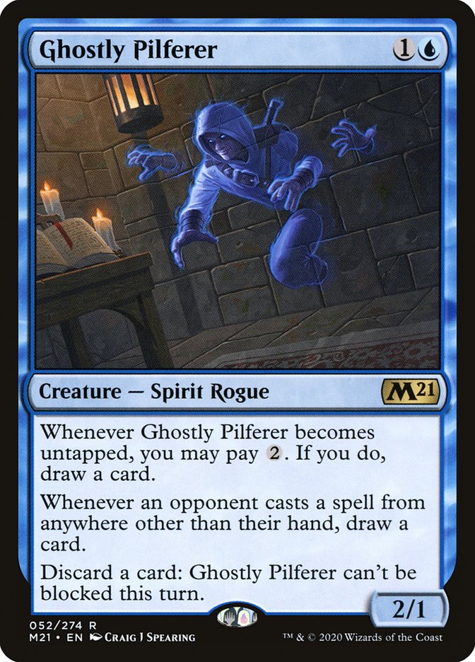 Ghostly Pilferer [Core Set 2021] MTG Single Magic: The Gathering | Red Claw Gaming
