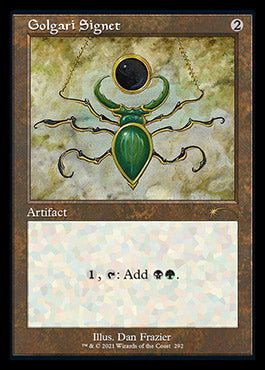 Golgari Signet (Retro) [Secret Lair Drop Series] MTG Single Magic: The Gathering | Red Claw Gaming