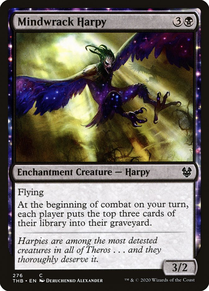 Mindwrack Harpy [Theros Beyond Death] MTG Single Magic: The Gathering | Red Claw Gaming