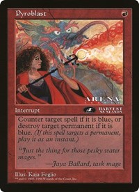 Pyroblast (4th Place) (Oversized) [Oversize Cards] MTG Single Magic: The Gathering | Red Claw Gaming