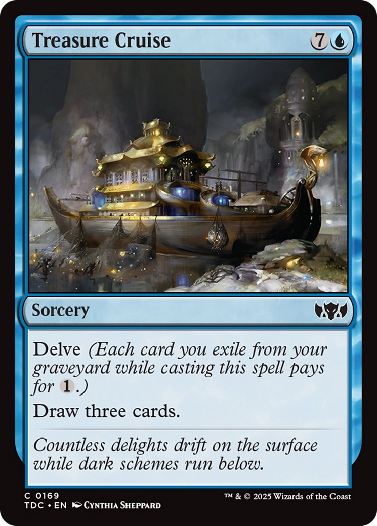 Treasure Cruise [Tarkir: Dragonstorm Commander] MTG Single Magic: The Gathering | Red Claw Gaming