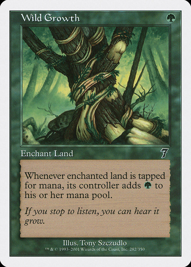 Wild Growth [Seventh Edition] MTG Single Magic: The Gathering | Red Claw Gaming