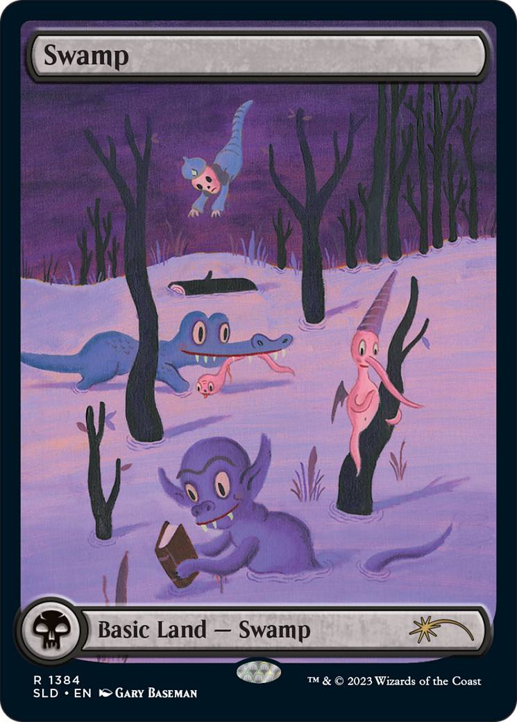 Swamp (1384) [Secret Lair Drop Series] MTG Single Magic: The Gathering | Red Claw Gaming