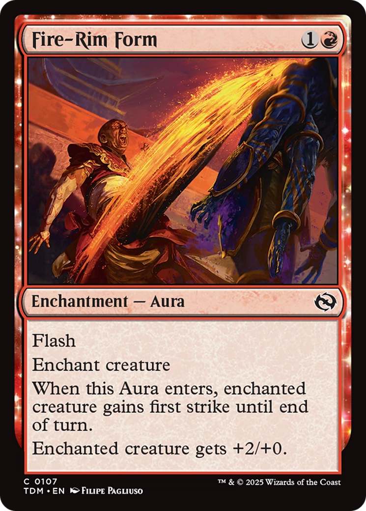 Fire-Rim Form [Tarkir: Dragonstorm] MTG Single Magic: The Gathering | Red Claw Gaming