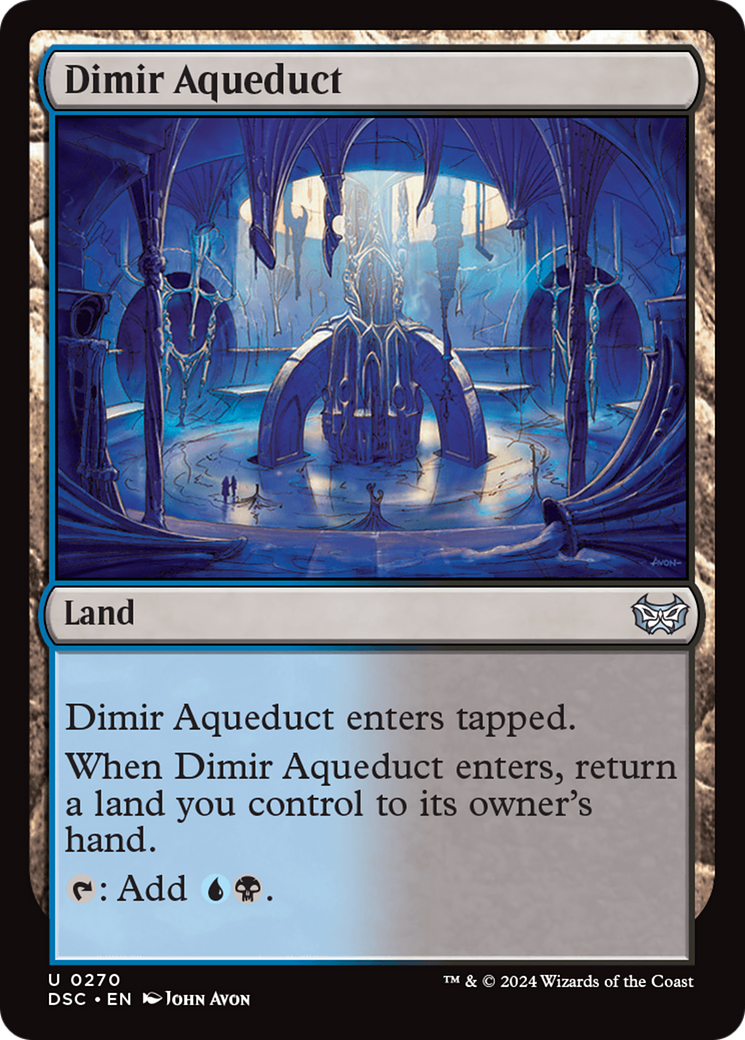Dimir Aqueduct [Duskmourn: House of Horror Commander] MTG Single Magic: The Gathering | Red Claw Gaming