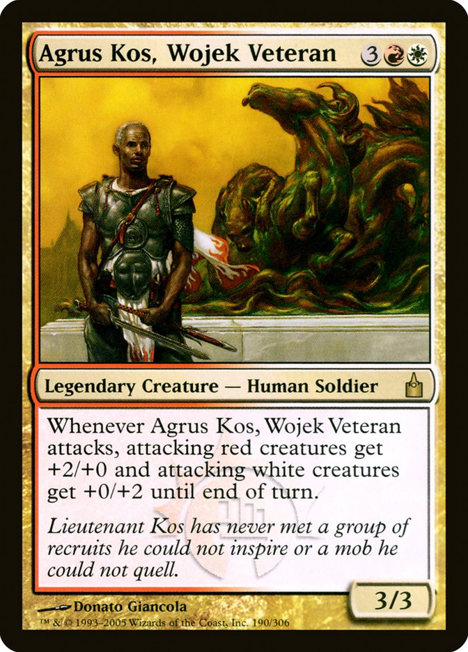 Agrus Kos, Wojek Veteran [Ravnica: City of Guilds] MTG Single Magic: The Gathering | Red Claw Gaming