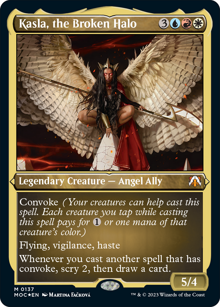 Kasla, the Broken Halo (Display Commander) [March of the Machine Commander] MTG Single Magic: The Gathering | Red Claw Gaming
