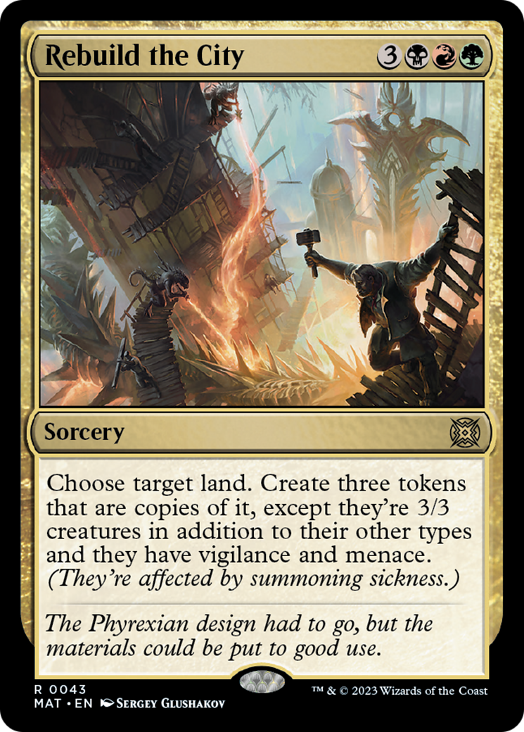Rebuild the City [March of the Machine: The Aftermath] MTG Single Magic: The Gathering | Red Claw Gaming