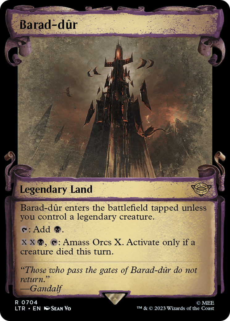 Barad-dur [The Lord of the Rings: Tales of Middle-Earth Showcase Scrolls] MTG Single Magic: The Gathering | Red Claw Gaming