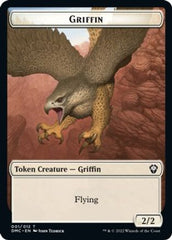 Zombie Knight // Griffin Double-Sided Token [Dominaria United Commander Tokens] MTG Single Magic: The Gathering | Red Claw Gaming