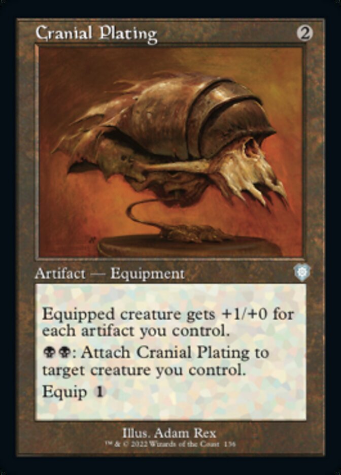 Cranial Plating (Retro) [The Brothers' War Commander] MTG Single Magic: The Gathering | Red Claw Gaming