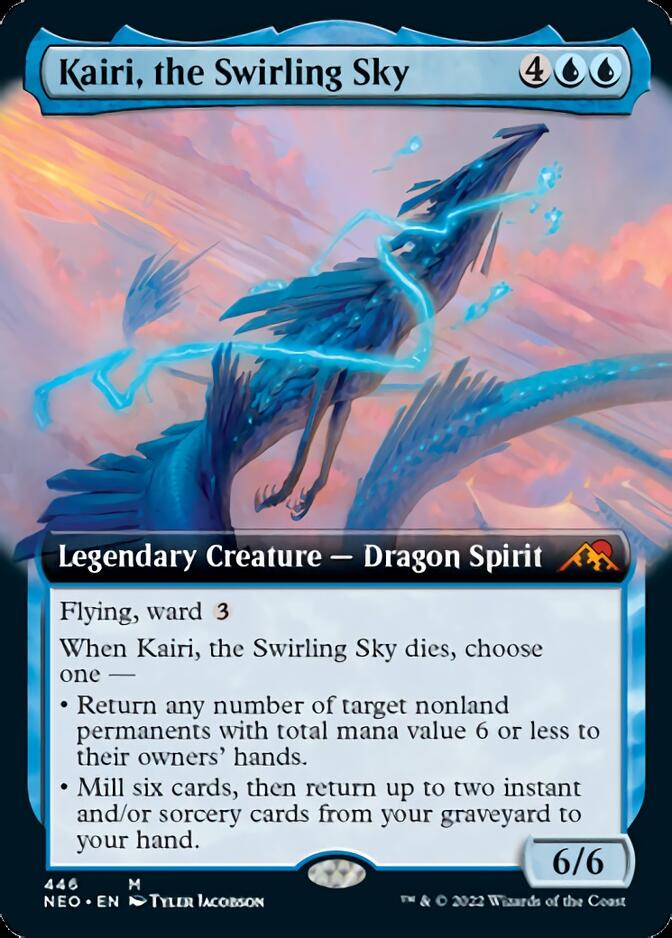 Kairi, the Swirling Sky (Extended Art) [Kamigawa: Neon Dynasty] MTG Single Magic: The Gathering    | Red Claw Gaming