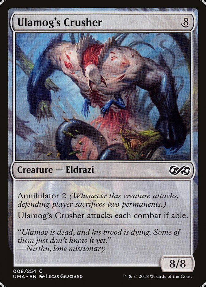 Ulamog's Crusher [Ultimate Masters] MTG Single Magic: The Gathering | Red Claw Gaming