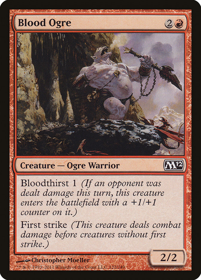 Blood Ogre [Magic 2012] MTG Single Magic: The Gathering | Red Claw Gaming