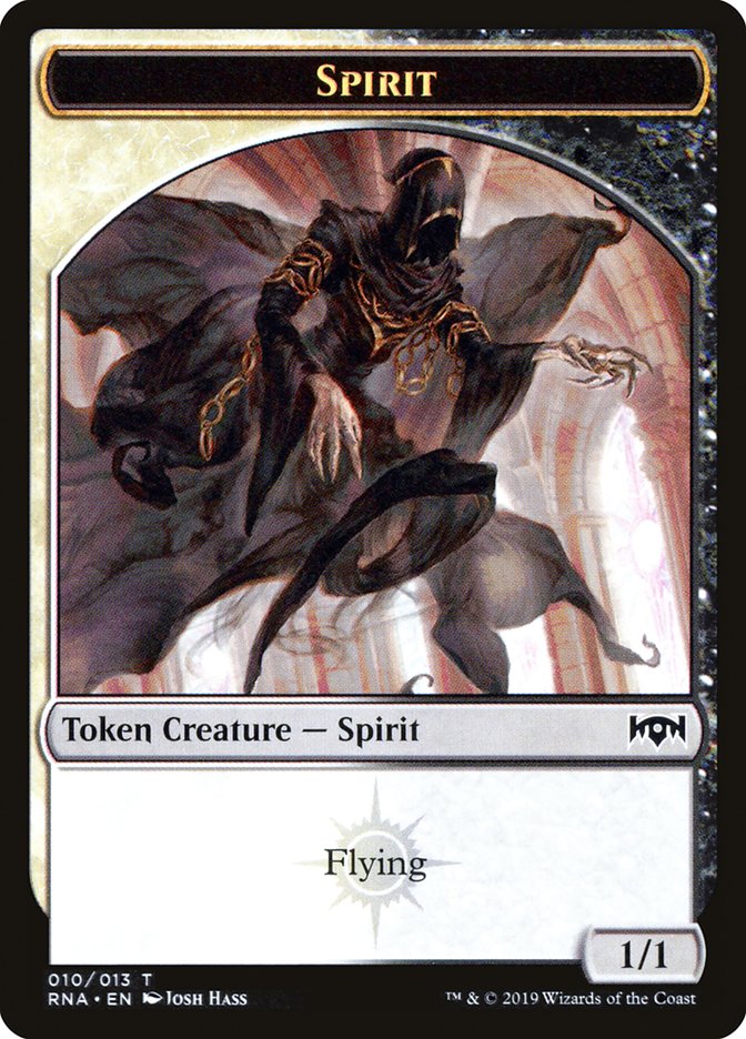 Spirit Token [Ravnica Allegiance Tokens] MTG Single Magic: The Gathering | Red Claw Gaming