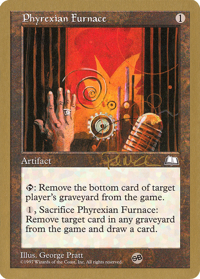 Phyrexian Furnace (Paul McCabe) (SB) [World Championship Decks 1997] MTG Single Magic: The Gathering | Red Claw Gaming