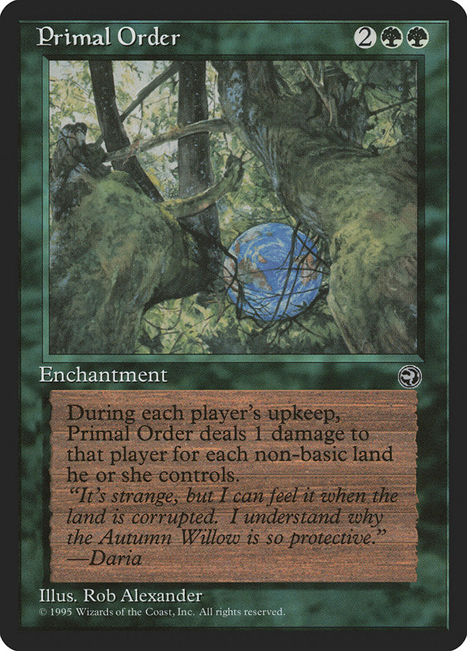 Primal Order [Homelands] MTG Single Magic: The Gathering | Red Claw Gaming