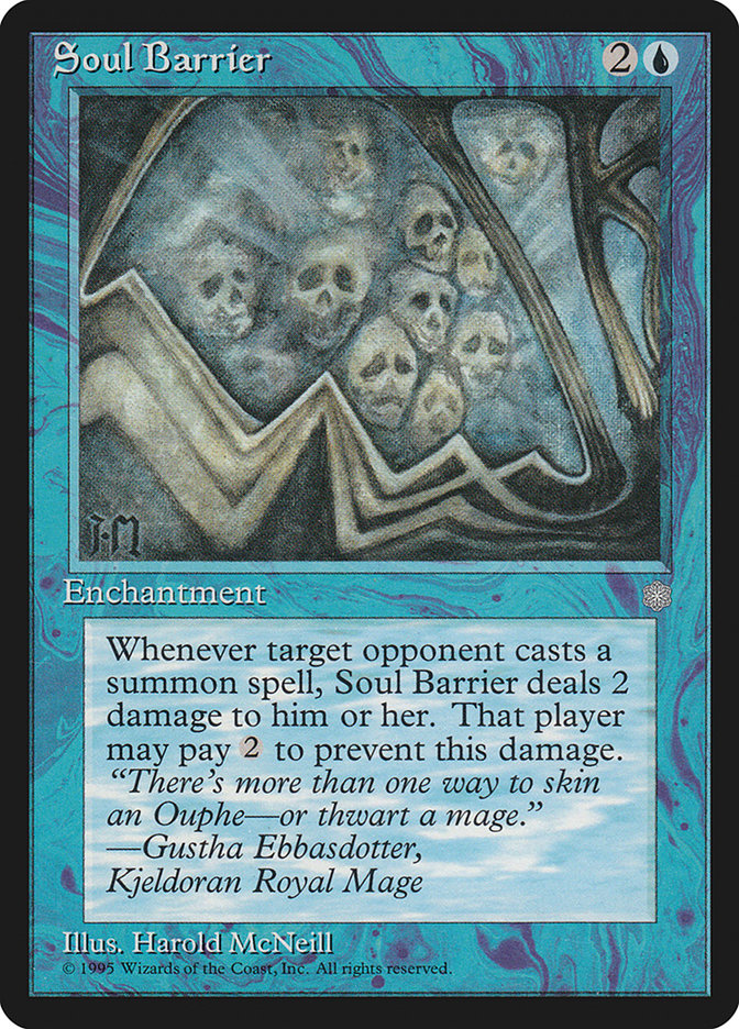 Soul Barrier [Ice Age] MTG Single Magic: The Gathering | Red Claw Gaming