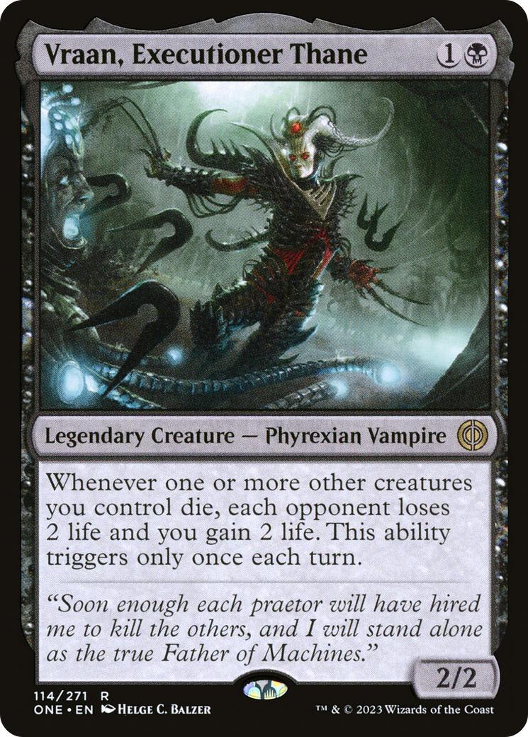 Vraan, Executioner Thane [Phyrexia: All Will Be One] MTG Single Magic: The Gathering | Red Claw Gaming