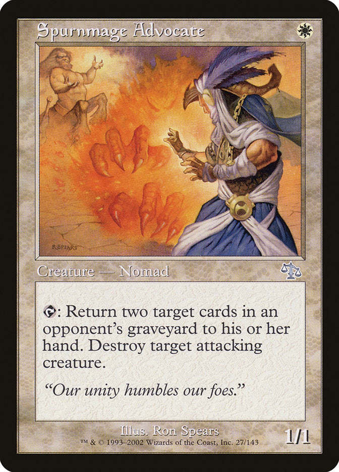 Spurnmage Advocate [Judgment] MTG Single Magic: The Gathering | Red Claw Gaming