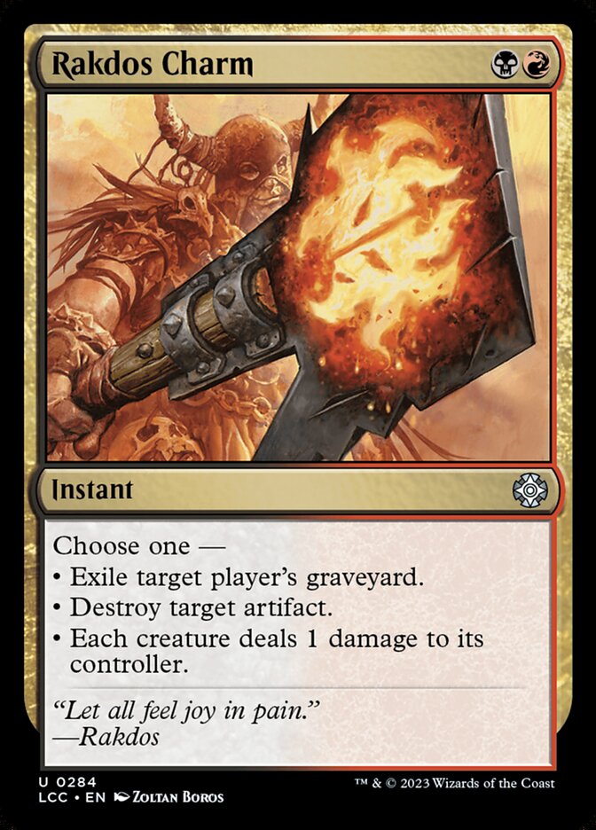 Rakdos Charm [The Lost Caverns of Ixalan Commander] MTG Single Magic: The Gathering | Red Claw Gaming