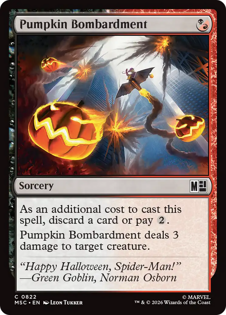 Pumpkin Bombardment [Marvel Super Heroes Commander] | Red Claw Gaming