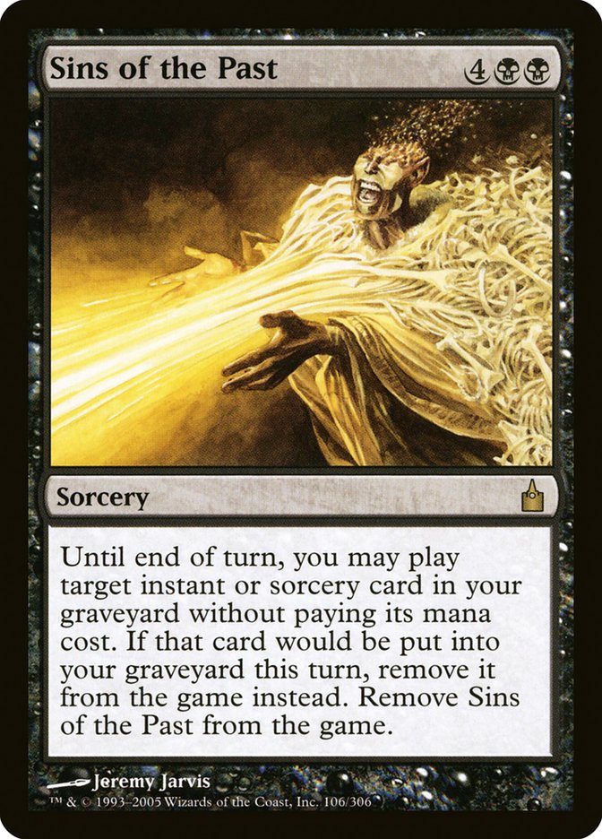 Sins of the Past [Ravnica: City of Guilds] MTG Single Magic: The Gathering | Red Claw Gaming