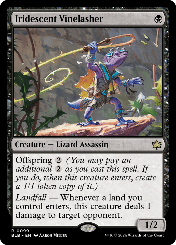 Iridescent Vinelasher [Bloomburrow] MTG Single Magic: The Gathering | Red Claw Gaming