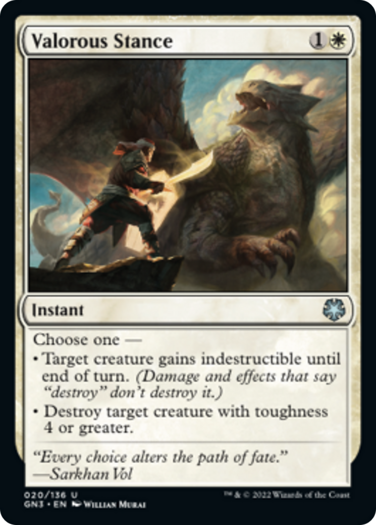 Valorous Stance [Game Night: Free-for-All] MTG Single Magic: The Gathering | Red Claw Gaming