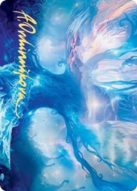 The World Tree Art Card (Gold-Stamped Signature) [Kaldheim Art Series] MTG Single Magic: The Gathering | Red Claw Gaming