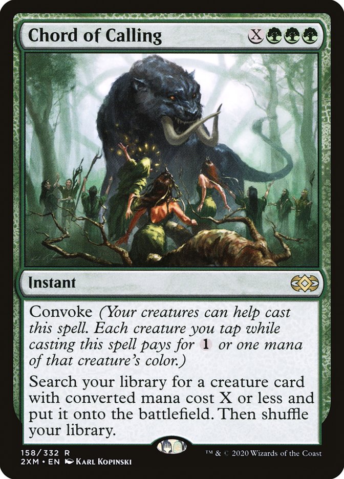 Chord of Calling [Double Masters] MTG Single Magic: The Gathering | Red Claw Gaming