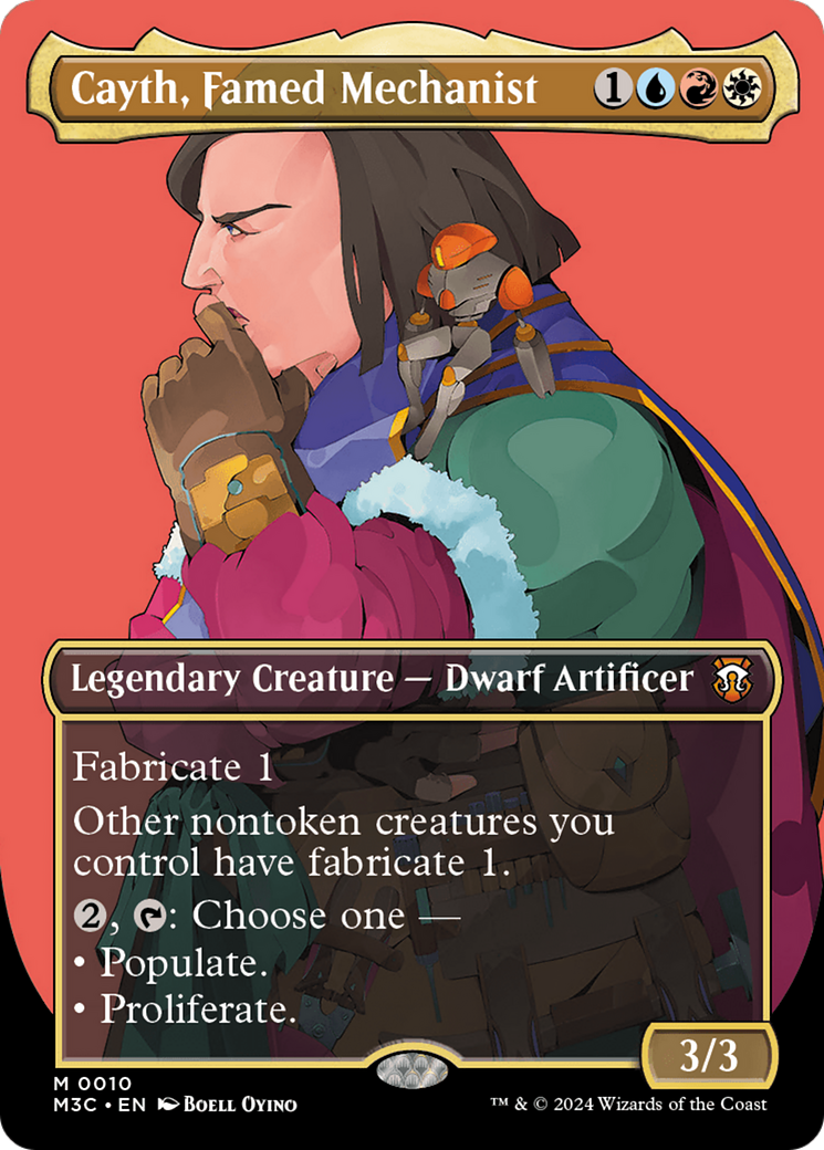 Cayth, Famed Mechanist (Borderless) [Modern Horizons 3 Commander] MTG Single Magic: The Gathering | Red Claw Gaming