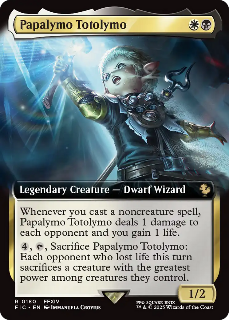 Papalymo Totolymo (Extended Art) [FINAL FANTASY Commander] MTG Single Magic: The Gathering | Red Claw Gaming