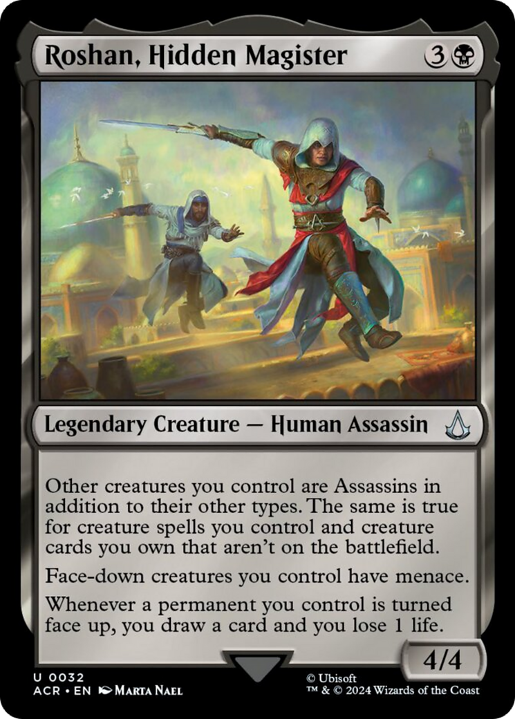 Roshan, Hidden Magister [Assassin's Creed] MTG Single Magic: The Gathering | Red Claw Gaming
