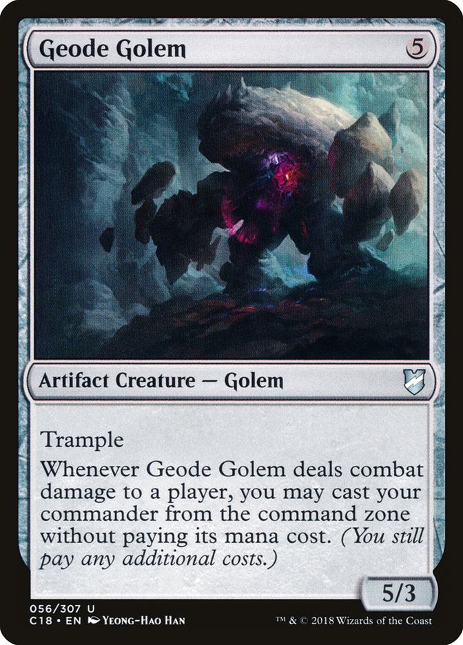Geode Golem [Commander 2018] MTG Single Magic: The Gathering | Red Claw Gaming