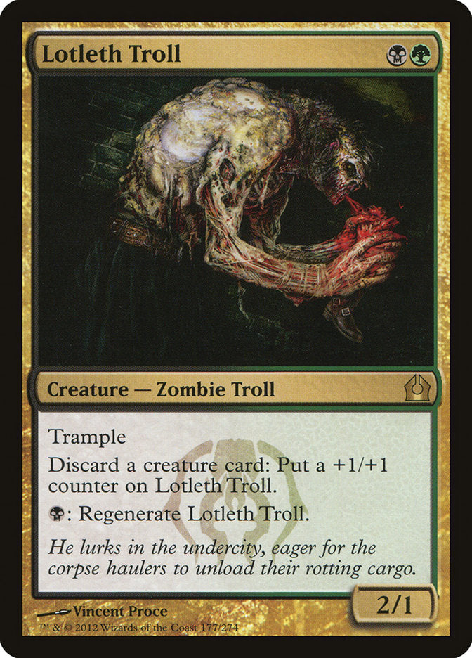 Lotleth Troll [Return to Ravnica] MTG Single Magic: The Gathering | Red Claw Gaming