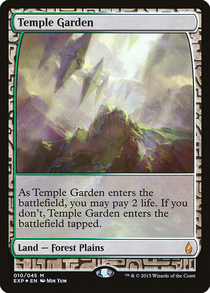 Temple Garden [Zendikar Expeditions] MTG Single Magic: The Gathering | Red Claw Gaming