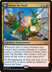 Storm the Vault // Vault of Catlacan [Rivals of Ixalan] MTG Single Magic: The Gathering | Red Claw Gaming