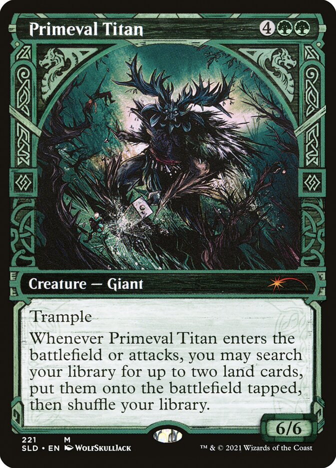 Primeval Titan (221) [Secret Lair Drop Series] MTG Single Magic: The Gathering | Red Claw Gaming