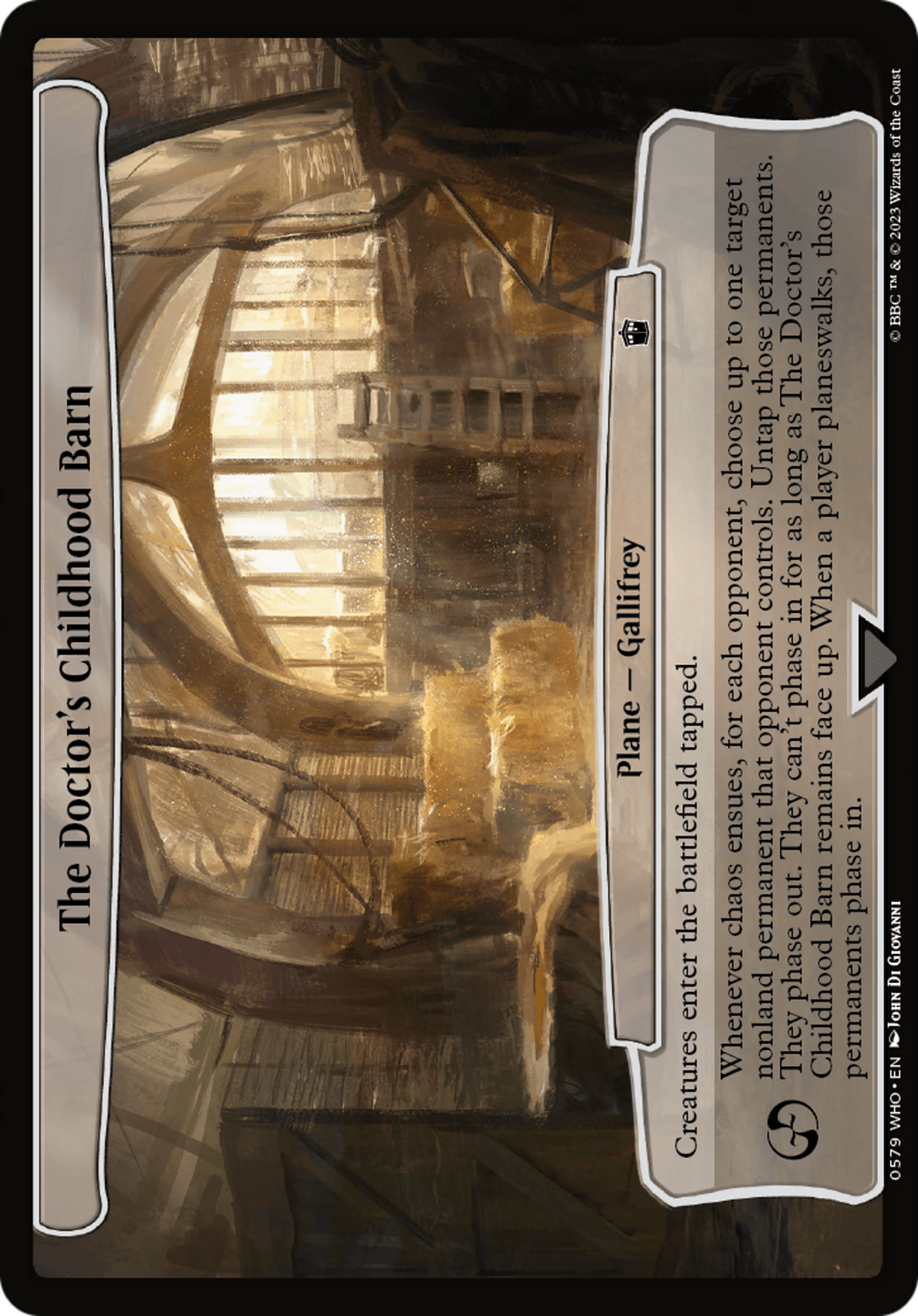 The Doctor's Childhood Barn [Doctor Who] MTG Single Magic: The Gathering | Red Claw Gaming